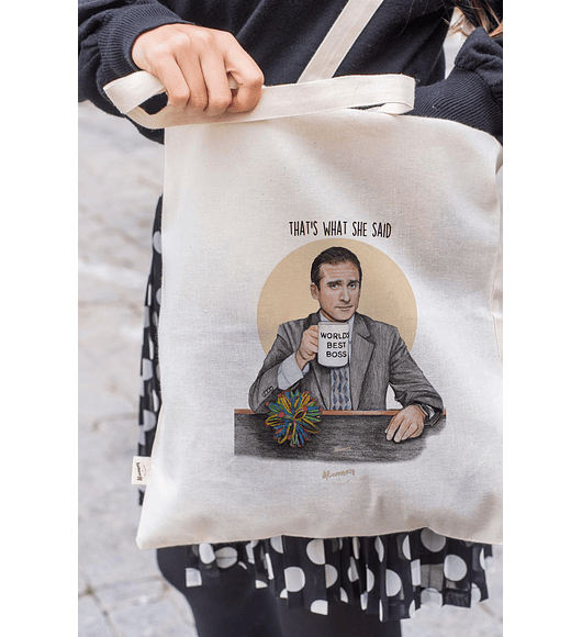 TOTEBAG MIKE SHE SAID THE OFFICE 