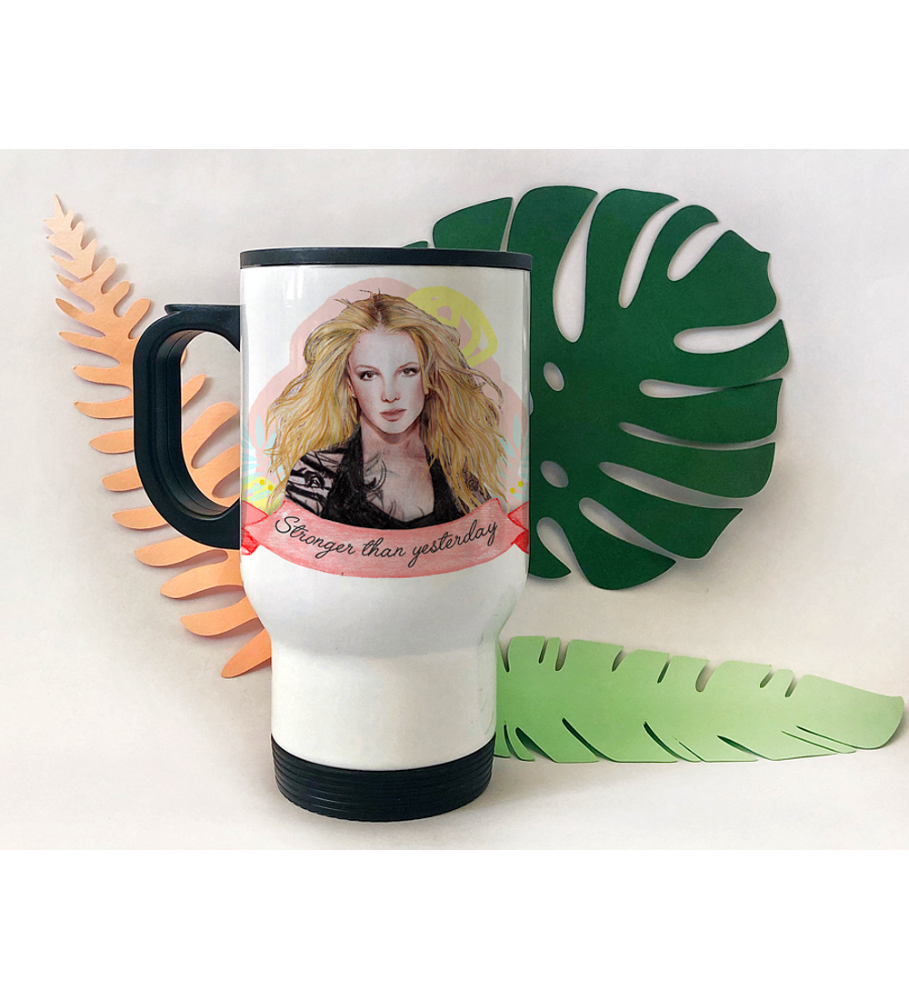 MUG TÉRMICO BRITNEY STRONGER 