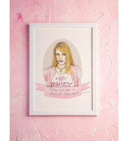 CUADRO REGINA GEORGE 20X25 CMS