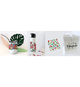 CAJA REGALO FLORAL