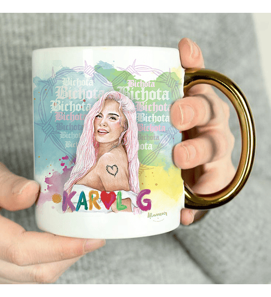 TAZÓN DORADO KAROL G 