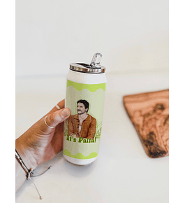 BOTELLA TERMICA TIPO LATA PEDRO PASCAL