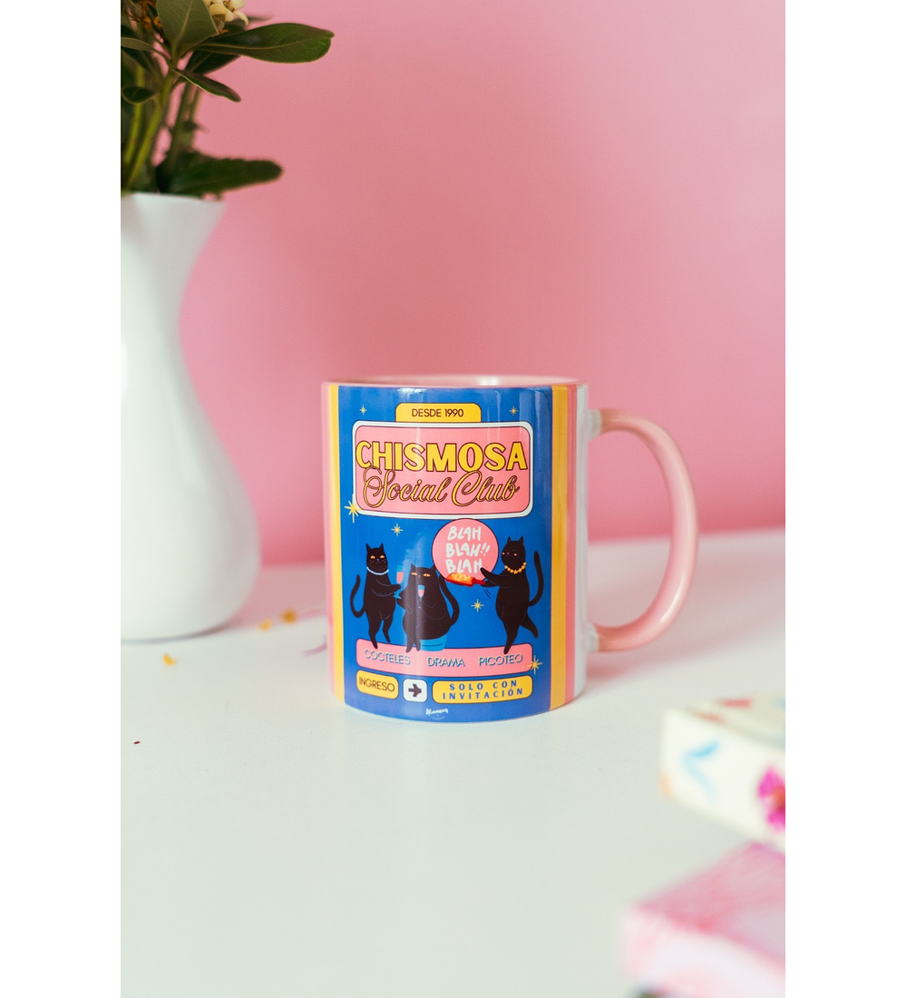 TAZÓN COLOR CHISMOSA SOCIAL CLUB