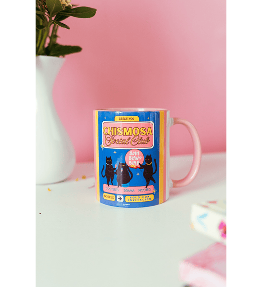 TAZÓN COLOR CHISMOSA SOCIAL CLUB