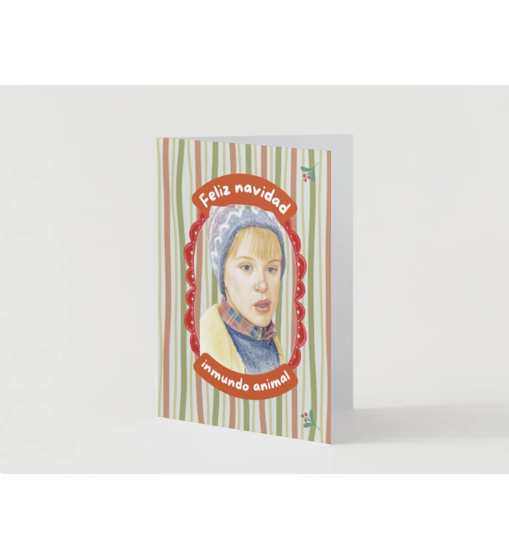 TARJETA SALUDO NAVIDAD MI POBRE ANGELITO