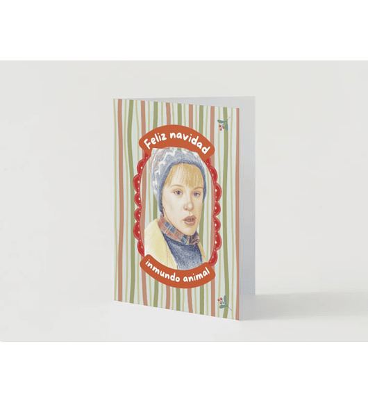TARJETA SALUDO NAVIDAD MI POBRE ANGELITO