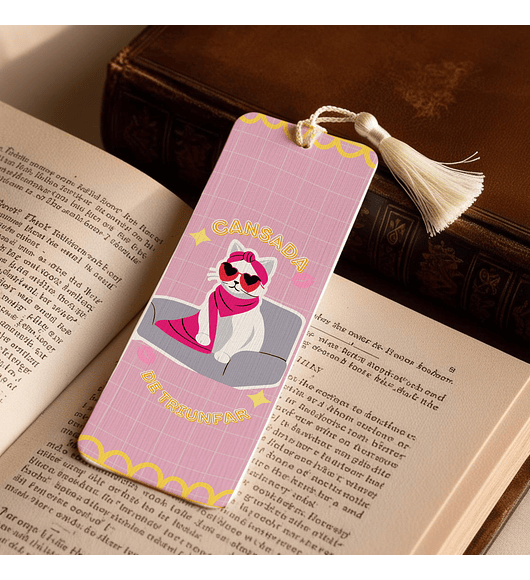 MARCAPAGINAS CANSADA DE TRIUNFAR 