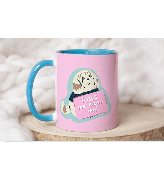 TAZÓN COLOR TODOS ME CAEN MAL