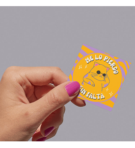 STICKER ME LO PIERDO SIN FALTA 