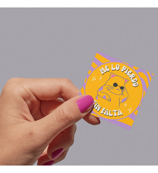 STICKER ME LO PIERDO SIN FALTA 