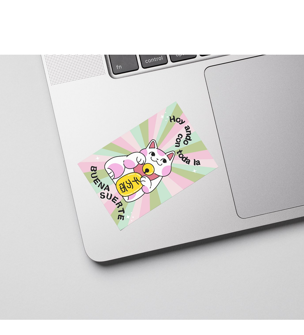 STICKER BUENA SUERTE 