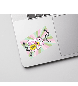 STICKER BUENA SUERTE 