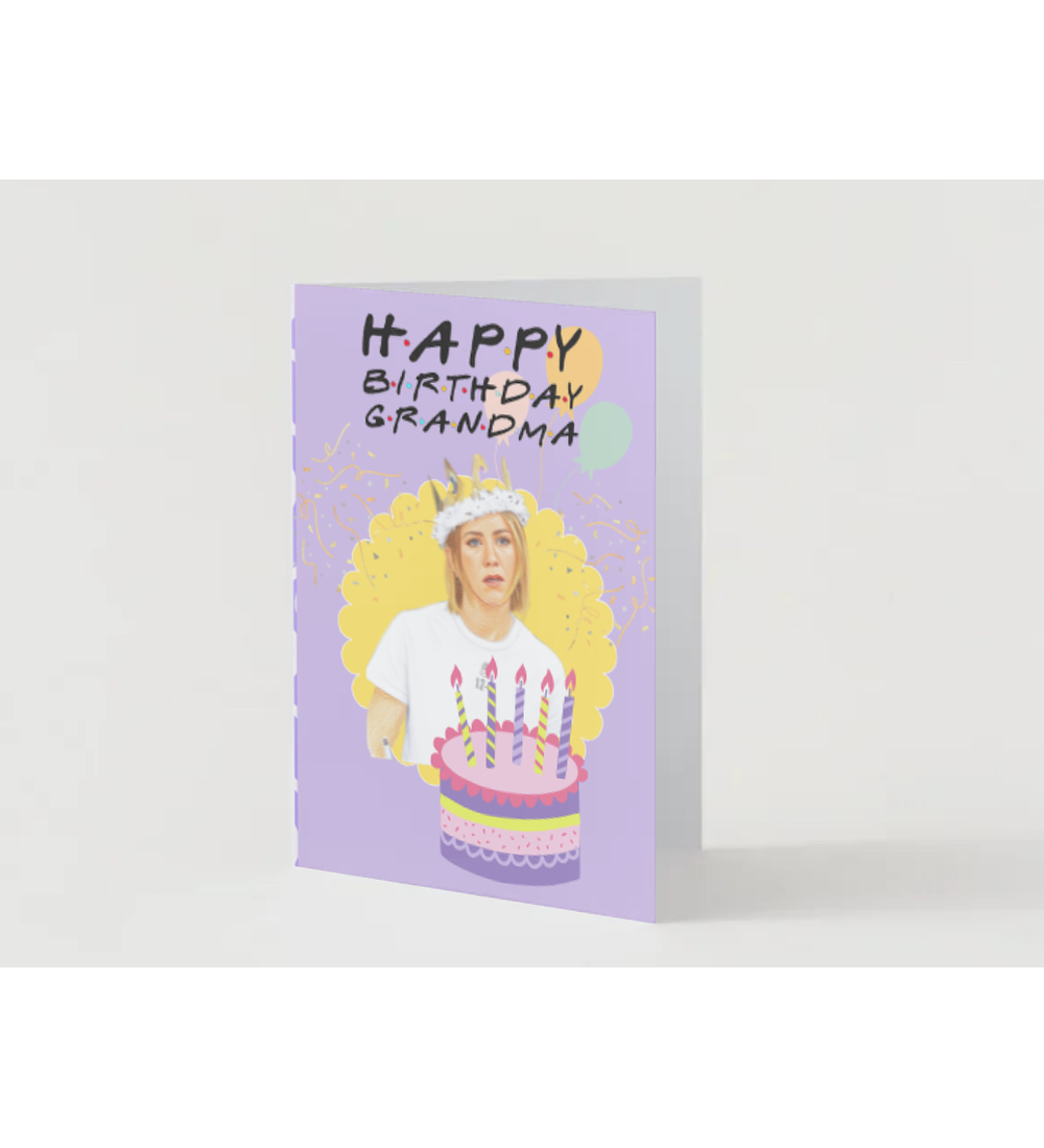 TARJETA RACHEL HAPPY BIRTHDAY GRANDMA