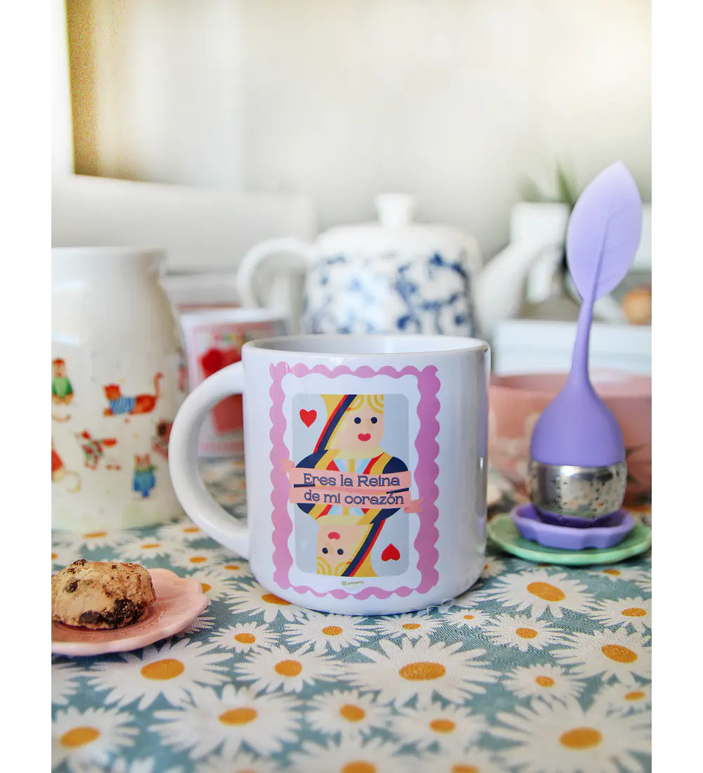 TAZÓN REDONDO+ INFUSOR ERES LA REINA