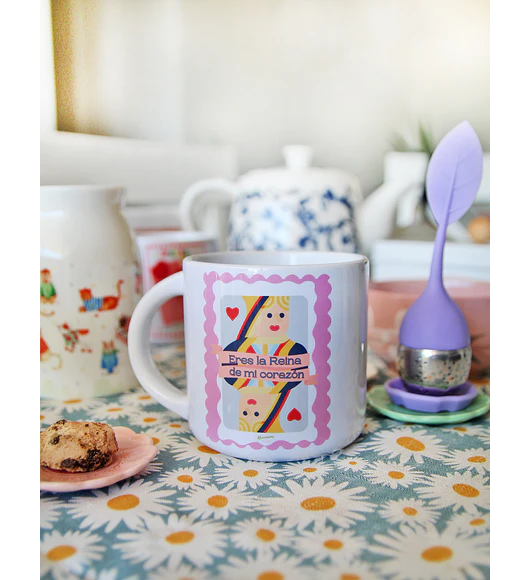 TAZÓN REDONDO+ INFUSOR ERES LA REINA