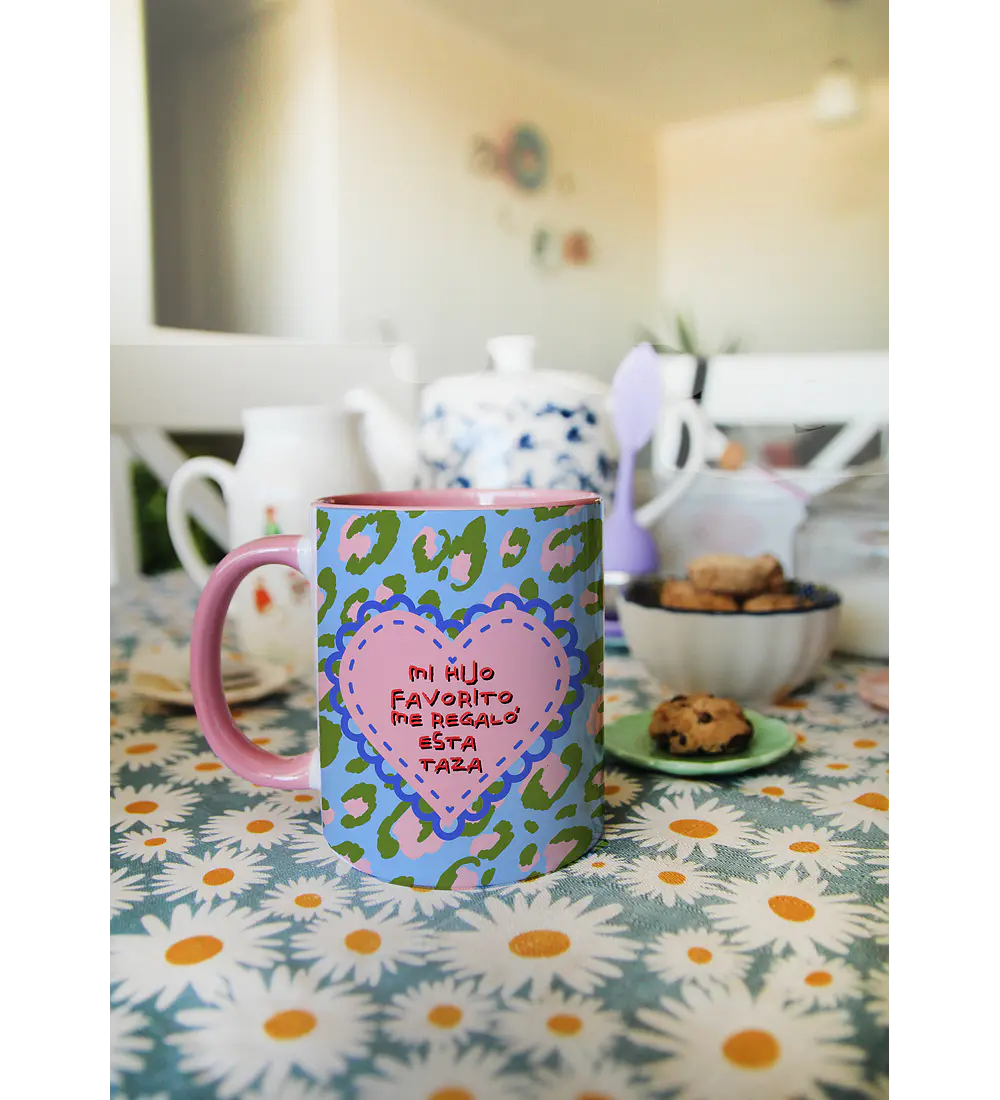 TAZÓN COLOR MI HIJO FAVORITO ME REGALÓ ESTA TAZA