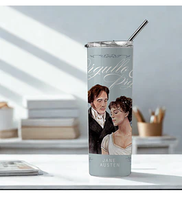 VASO TERMO TUMBLER ORGULLO Y PREJUICIO