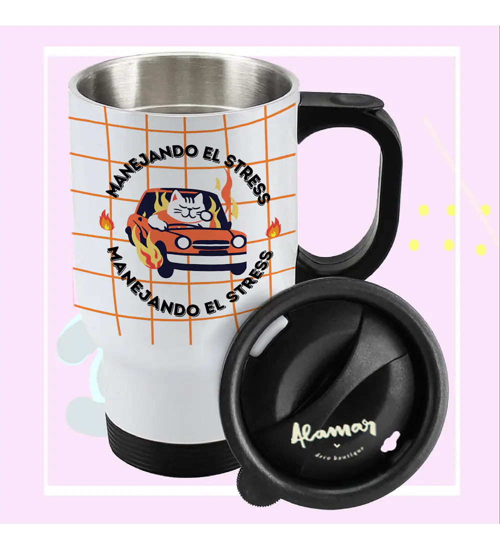 MUG TÉRMICO MANEJANDO EL STRESS