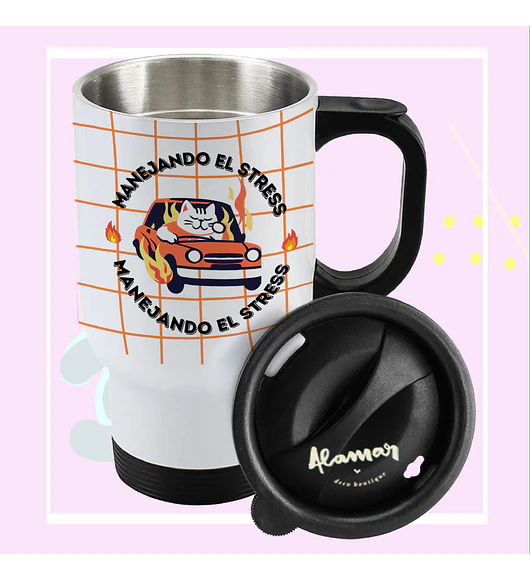 MUG TÉRMICO MANEJANDO EL STRESS