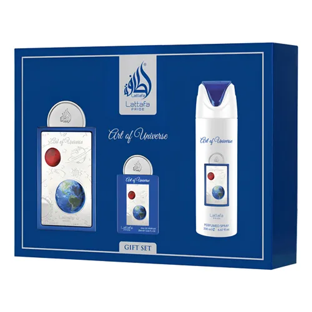 Set Art Of Universe EDP 100ml + 20ml + Spray 200ml  Hombre 1
