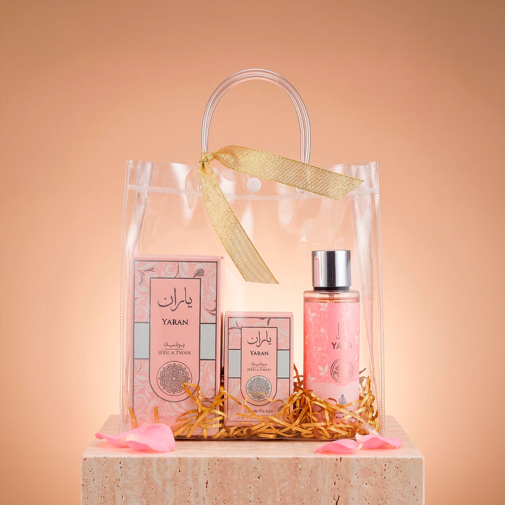 Estuche YARAN Perfume 100ml + Body Mist 250ml + Mini para Cartera 25ml 1