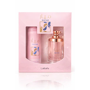 Set Lattafa Mayar – Eau de Parfum 100ml + Body Spray 200ml
