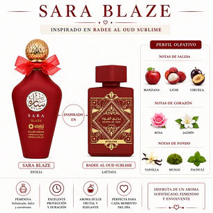 Sara Blaze de Efolia EDP 100 ml Mujer 