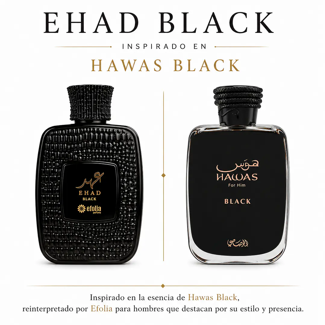Ehad Black de Efolia EDP 100 ml Hombre 2