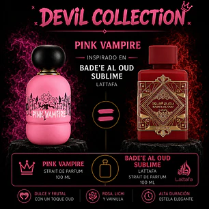 Franck Emiliano Pink Vampire Mujer Extrait de Parfum 100 ml