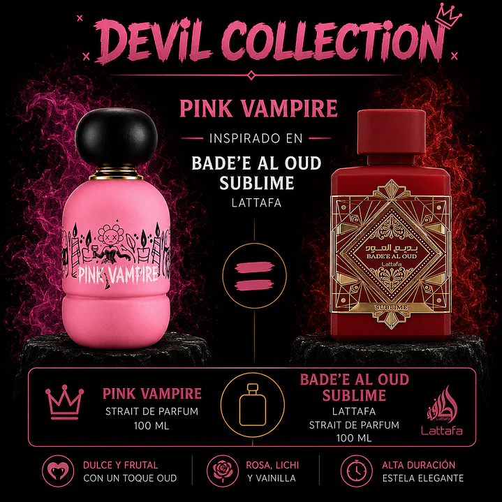 Franck Emiliano Pink Vampire Mujer Extrait de Parfum 100 ml 2