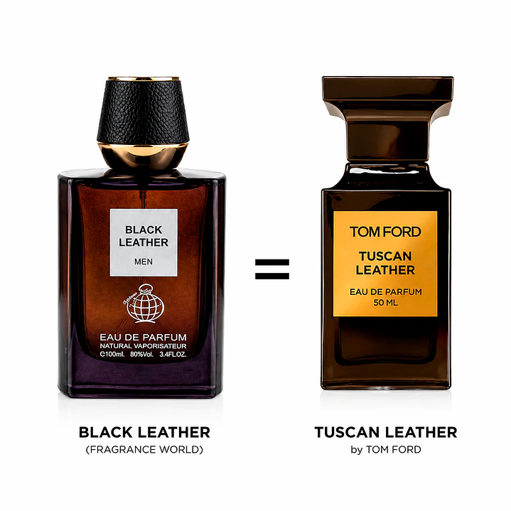 Black Leather de Fragrance World EDP 100ml hombre 2