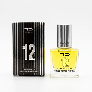 12PM de Tom & Darin 5ml Concentrado de Perfume Roll On Hombre