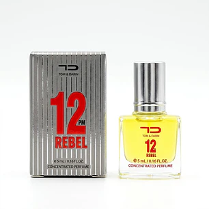 12PM Rebel de Tom & Darin 5ml Concentrado de Perfume Roll On Unisex