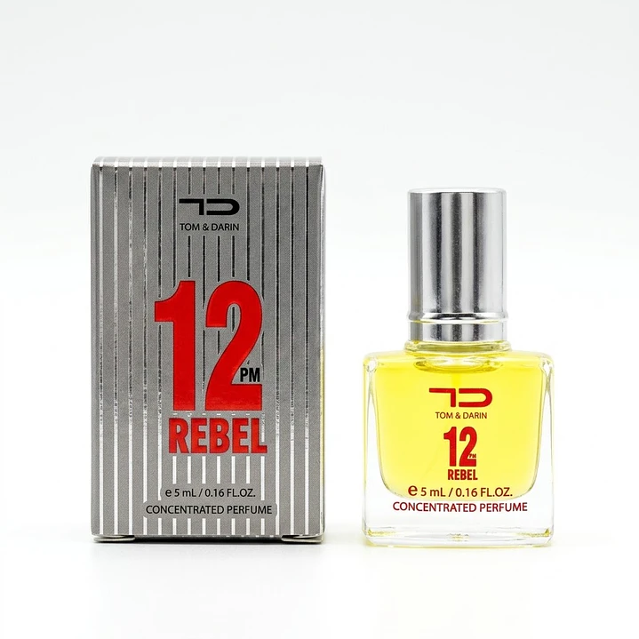 12PM Rebel de Tom & Darin 5ml Concentrado de Perfume Roll On Unisex 1