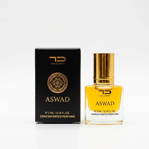 Aswad de Tom & Darin 5ml Concentrado de Perfume Roll On Hombre