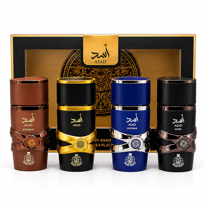 Set Asad de Smart World 4 Perfumes de 25ml Hombre (sin celofán) 1