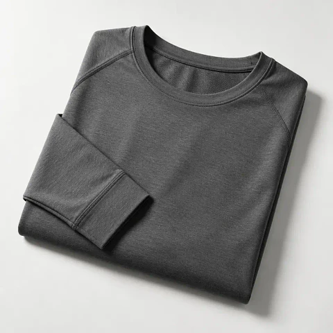 Polera Límite Gris — manga larga