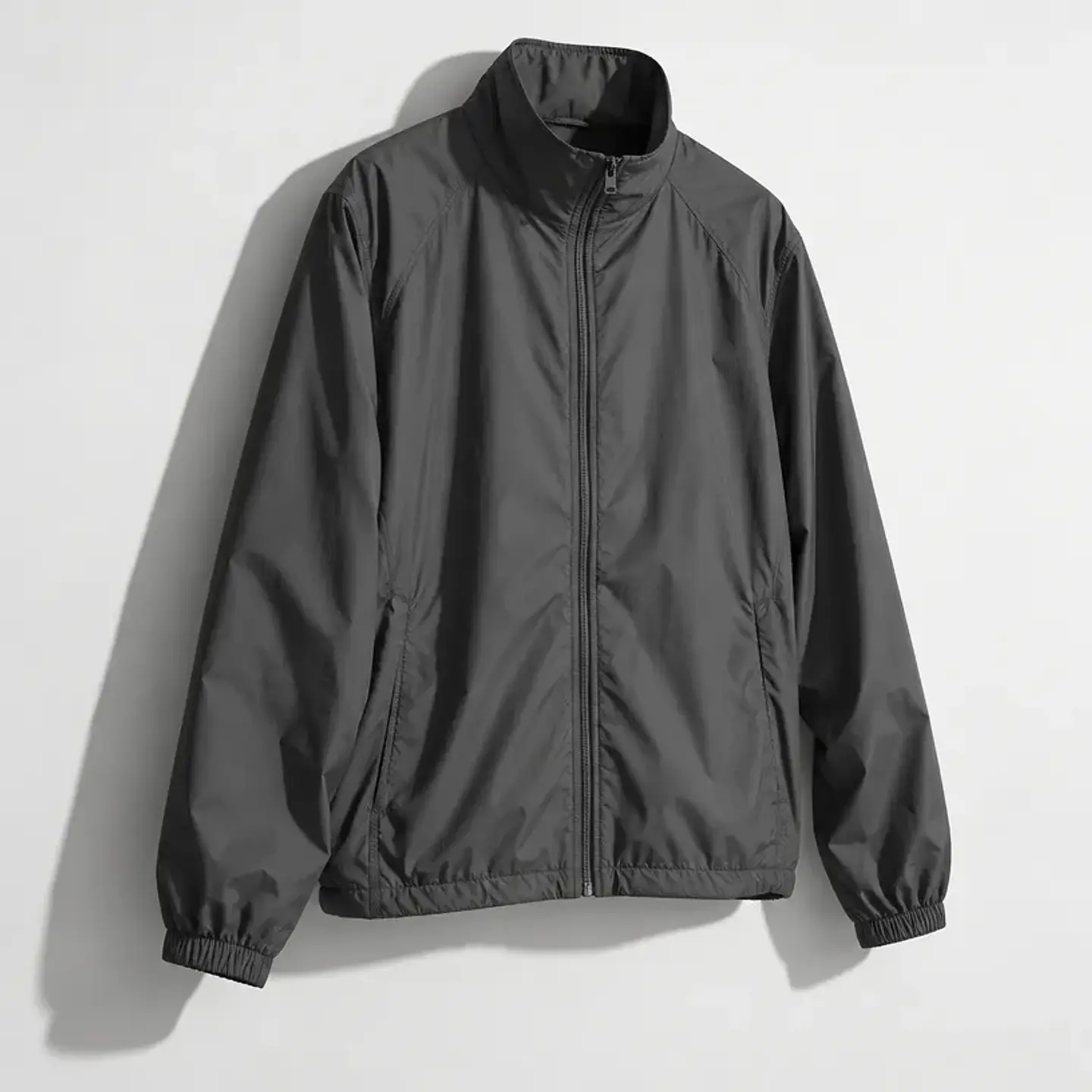 Chaqueta Vértice Gris — cortaviento liviano 1