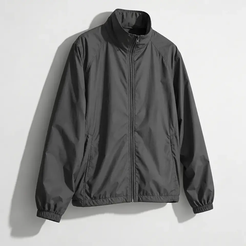 Chaqueta Vértice Gris — cortaviento liviano 1