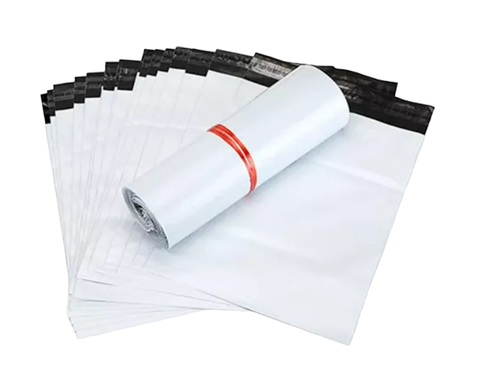 Pack 100 Bolsas Autoadhesivo Encomienda Embalaje 32 X 44cm Blanco Gris
