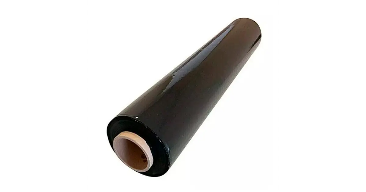 Rollo Embalaje Alusa Negro 5kg 1.000mts