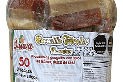 Bocadillo De Guayaba Con Manjar Y Coco  -bocadillo Tricolor-