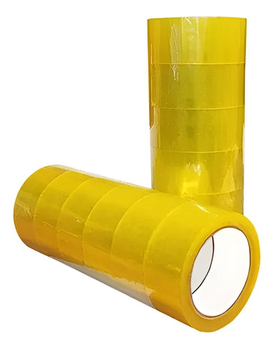 Pack 6 Cinta Embalaje 100mts X 48mm Transparente Fuerte