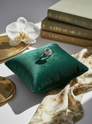 Anillo De Gota Con Piedra Sultanita y Circones en Plata De Ley 925