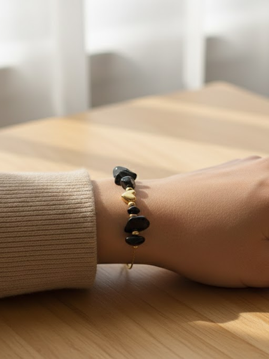 Pulsera Con Piedra Onyx 2