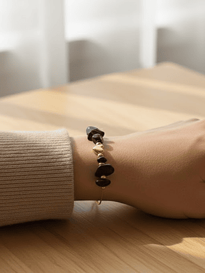 Pulsera Con Piedra Onyx