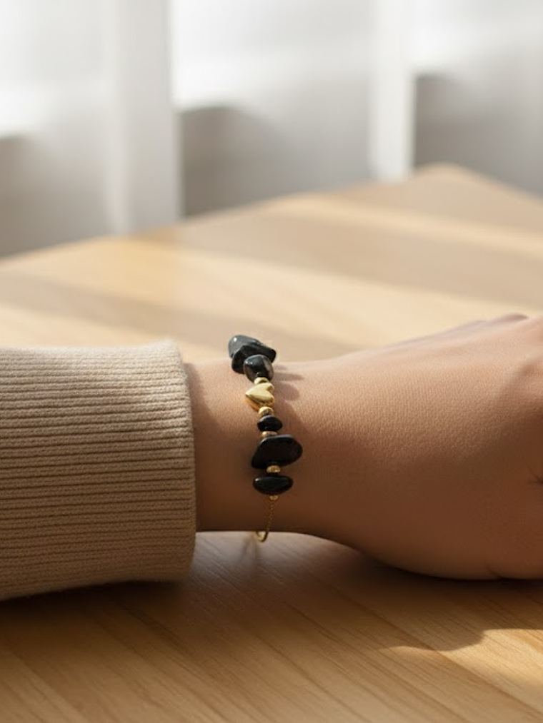 Pulsera Con Piedra Onyx 2