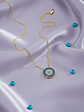 Collar de Acero Con Ojo Turco y Circones - Miniatura 3