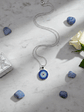 Collar de Acero Con Ojo Turco y Circones - Miniatura 4