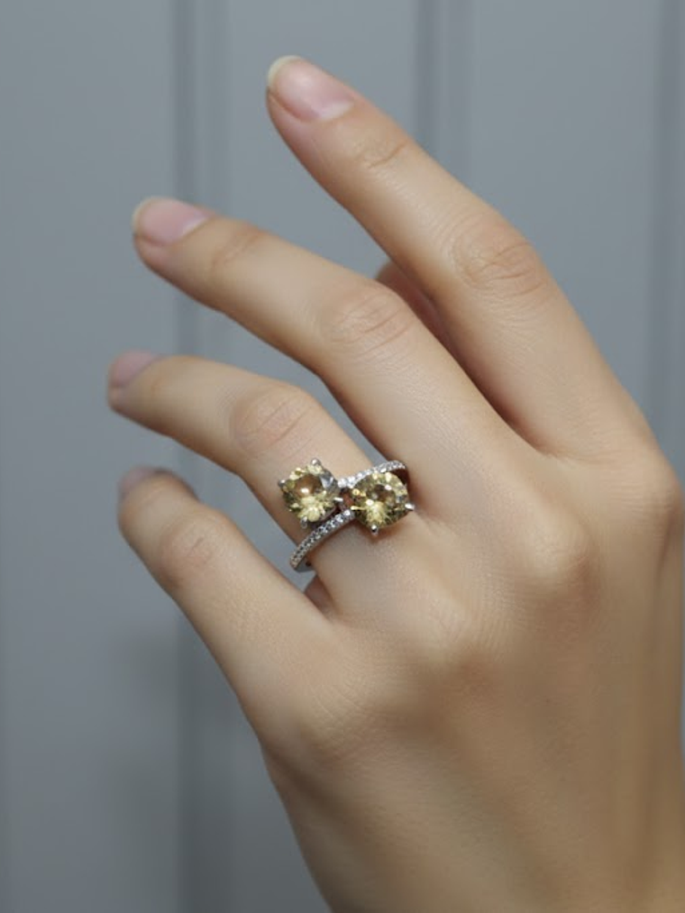 Anillo Con Piedra Sultanita  2